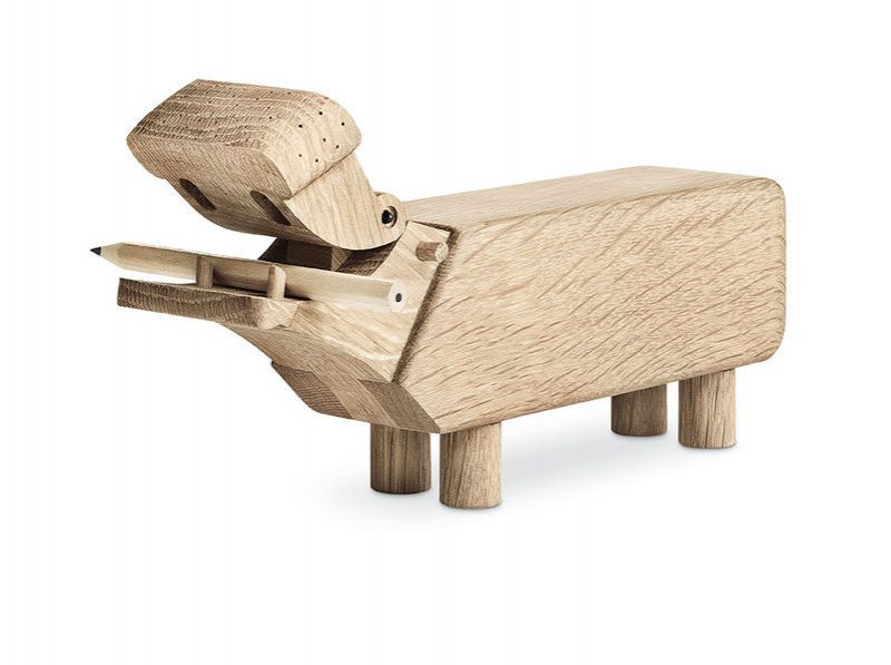 Flusspferd Holzfigur Kay Bojesen